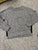 Treasure and bond Grey fleece interior sweatshirt w black side stripes 7-8