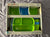 Munchkin NEW- Blue and Green 9pc Dinnerware