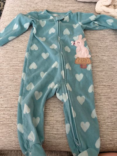 Carters Size 9 mo fleece pj 6-9 Months