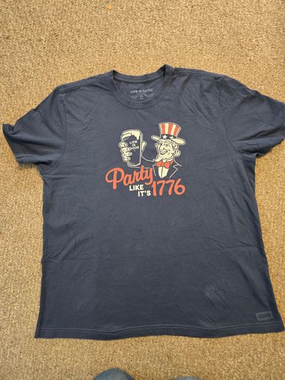 Life is good Party like its 1776 Men's - XL