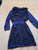 Metaphor sweater dress Blue and black stripe Women's - L