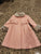 Rothschild Rose pink fleece coat with leopa Rose pink fleece coat with leopard faux fur trim 4T