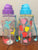 2 Brand New Girls Cups with handle and straw 2 Brand New Girls Cups with handle and straw