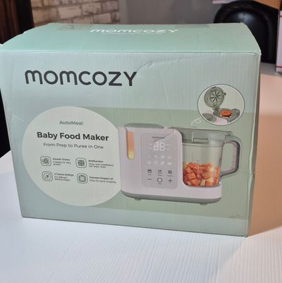 Momcozy Baby Food Maker Retail $99 Brand New. Steams Cooks Makes 3 Stages of food