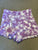 Childrens place Purple and white tie-dye ruffle edge shorts 24 Months