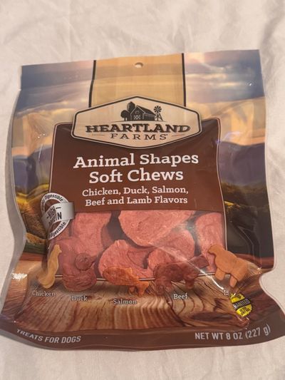 Brand new animals shapes soft chews expires 2028