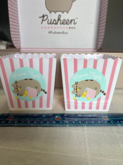 NEW - Pusheen popcorn holders Set of 2