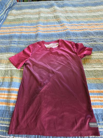 OshKosh Size 14 Maroon DriFit Shirt 14-16