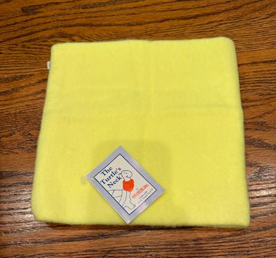 Turtle fur fleece neck warmer new with tags Bright yellow - 3 of 3