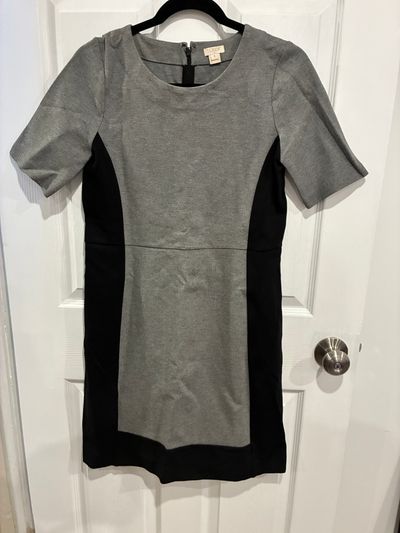 J.Crew dress black/grey J Crew dress size 4 Women's 4