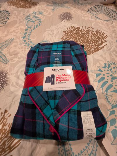 Sonoma NEW WITH TAGS Plaid PJs Women's 2X
