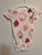 Carters White Onesie w Strawberries 9 Months