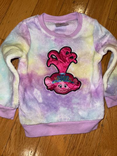 Trolls Super soft Poppy crew neck 2T