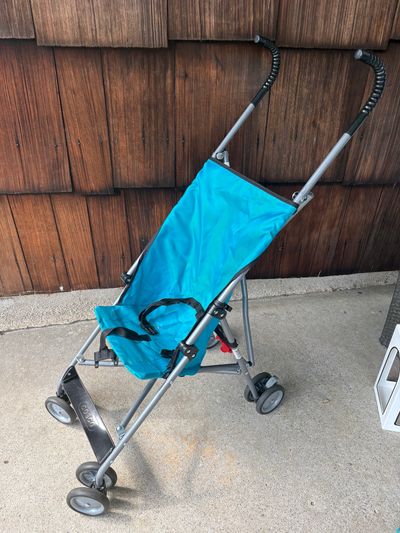 Cosco Teal pop up stroller