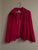 Briggs petite Red Suede like Top Women's - S