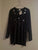 NWT Bentley Black Velour Silver Top Women's - S