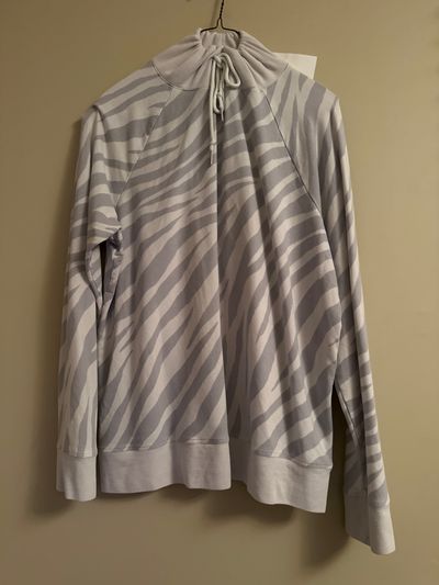 Summersalt Gray Zebra Sweatshirt Women's - M