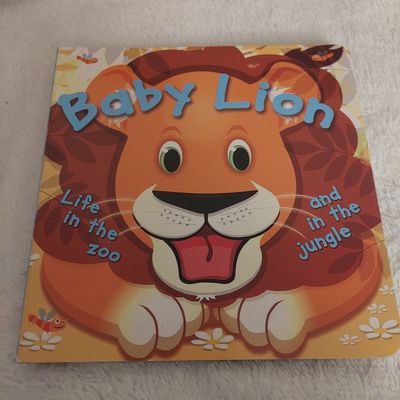 Baby lion Baby lion life in a zoo and in the jungle