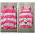 Carters Pink and white striped romper with embroidered ice cream on back 3 Months