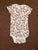 Gerber pink/black floral short sleeve onesie 12 Months