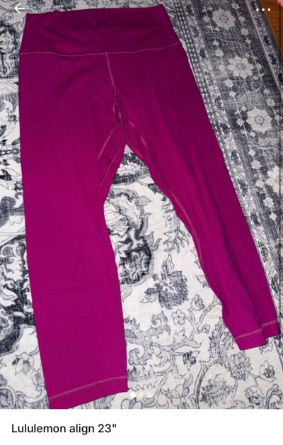Lululemon Pink align 23" size 10 Women's - L