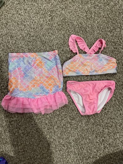 Wonder nation 3 piece bathing suit 5T/5