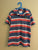 122nd US Open Golf Age 9/10 Orange Blue White striped Golf Shirt 10-12