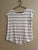 Green Envelope White/Black Striped Soft Top Women's - S
