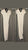 Cap sleeve ribbed, sheer white sweater dress with Back split Women's - L