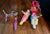 Barbie vehicles Ice cream truck, motor scooter, bike, surfboard