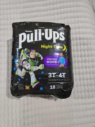 Pull ups NEW unopened Nightime pull ups size 3T-4T
