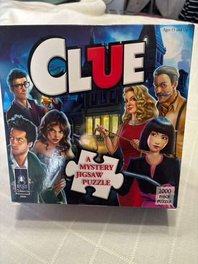 New- clue mystery jigsaw puzzle Box unopened