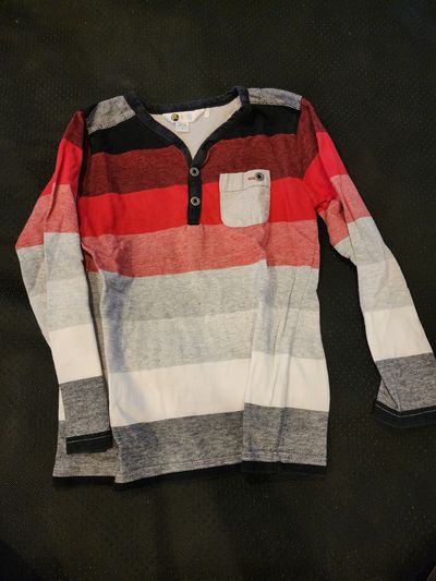 long-sleeve henley shirt long-sleeve henley shirt 7-8
