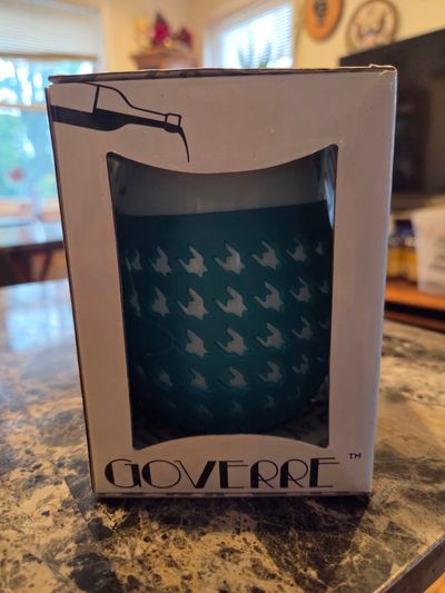 Brand New Goverre Portable Sippy Wine Glass Blue