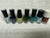 Brand New Nail polishes. Set of 7. Green has spill Green has spill on it from another bottle