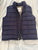 Old Navy Blue Fleece lined puffer vest  18-24 Months
