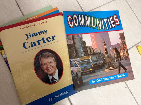 Scholastic Big books jimmy Carter and communities