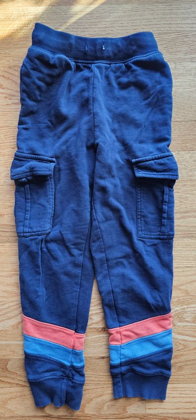 Hanna Andersson Excellent condition Navy sweatpants keep warm n comfortable 7-8