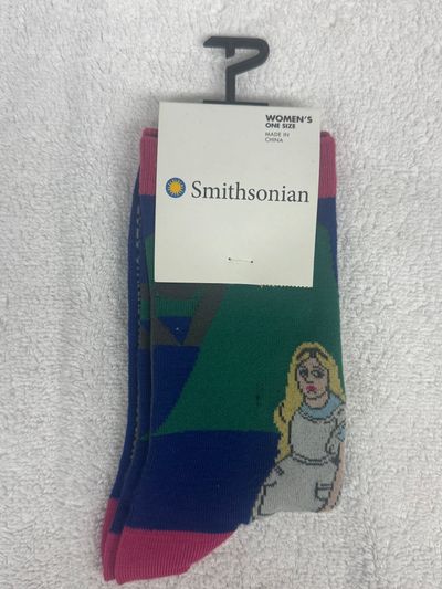 Brand New Pair of Womens Alice in Wonderland Socks Brand New Pair of Womens Alice in Wonderland Socks. Size 6-9.5 Women's - M