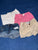 Old Navy/Garanimals/Circo Lot of 4 shorts - denim, khaki, white cotton & pink 3T