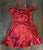 Sugar and jade Red velour dress 14-16