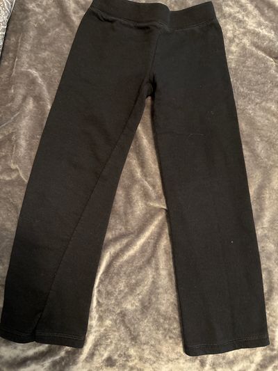 Hanes XS black straight leg sweatpants 5T/5