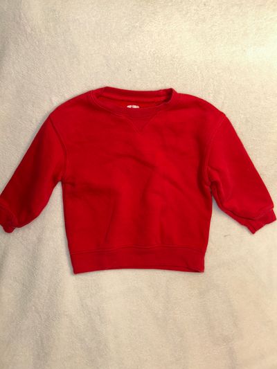 Okie dokie Red sweatshirt 18-24 Months