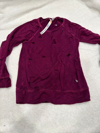 Malibu sugar Cut outs in sweatshirt 6T/6