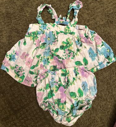 Old navy Short dress with diaper cover 12-18 Months
