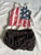 Carters and genuine kids Flag shirt and brown shorts 12 Months