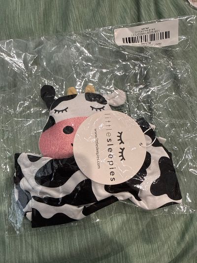 NEW Little Sleepies Cow lovey Sleepyhead cow  baby lovey