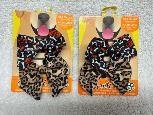 Two, 2 packs of Dog bows Two, 2 packs of Dog bows