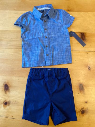 Talihari Navy top and shorts new with tag 18 Months