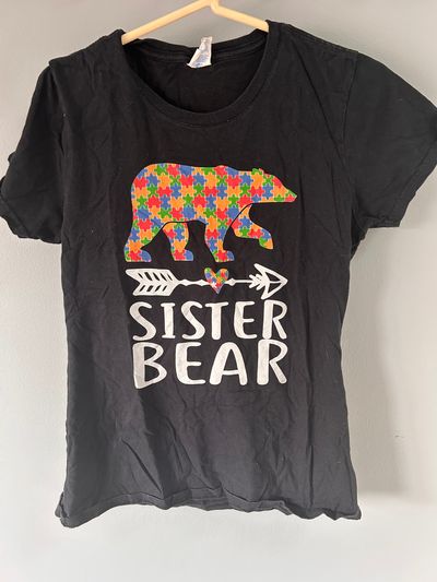 Unknown Autism sister tshirt Women's - S